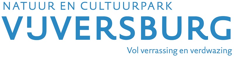 logo Vijversburg blauw met payoff 
