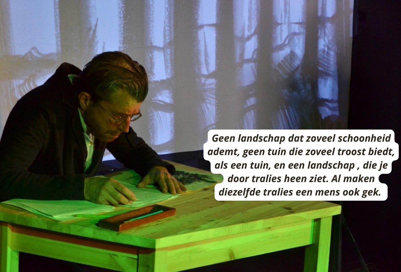 Vincent van Gogh door tralies heen 1