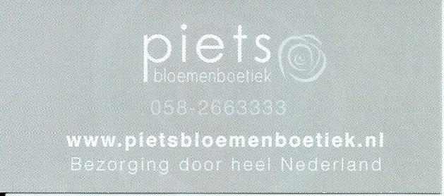 Piets bloemenboetiek